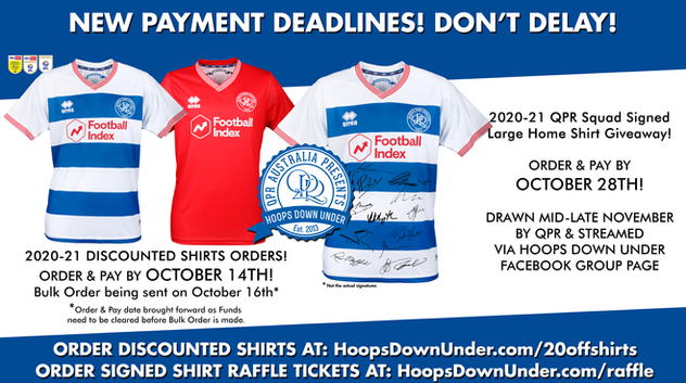 NEW ORDER & PAYMENT DEADLINES