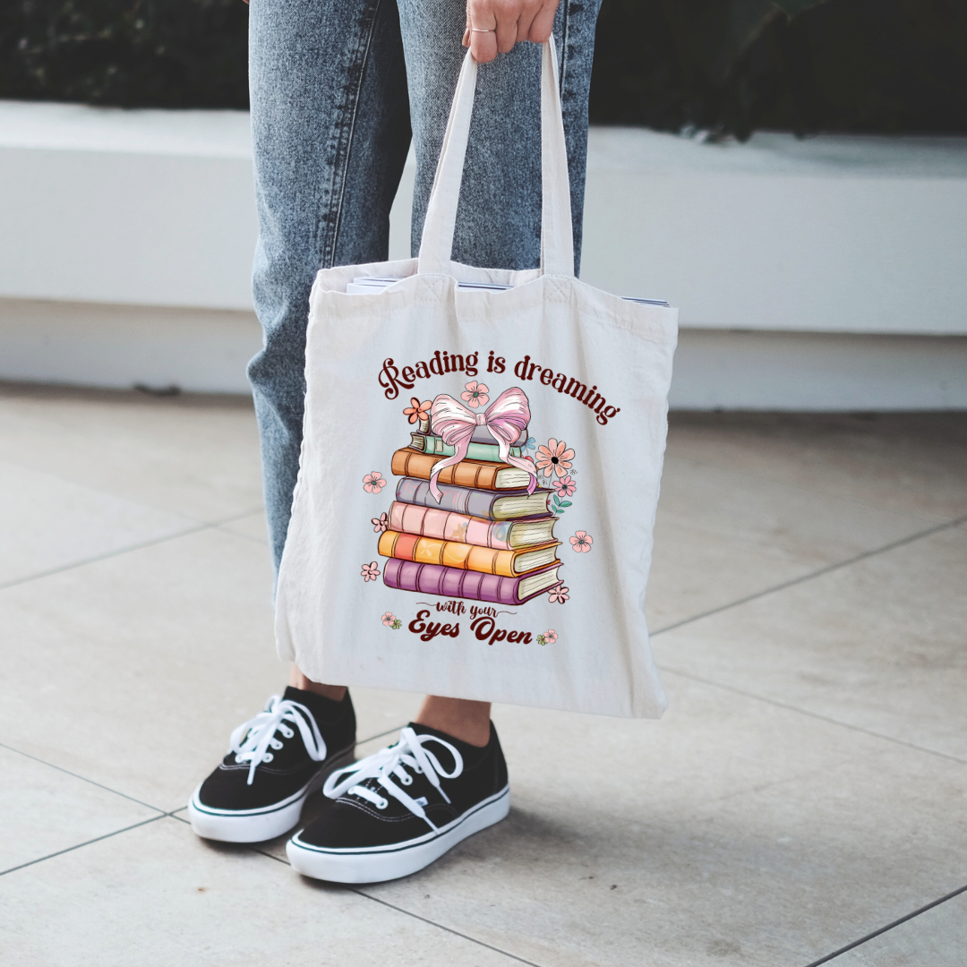 Book Themed Tote Bags