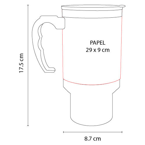 Miniatura: Termo Con Papel Easy Print