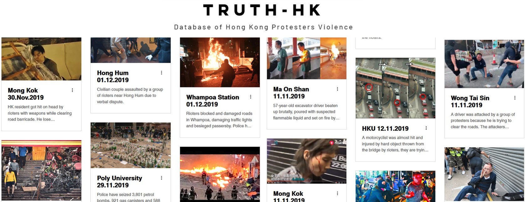 Truth-HK | Violence Committed by HK Protesters