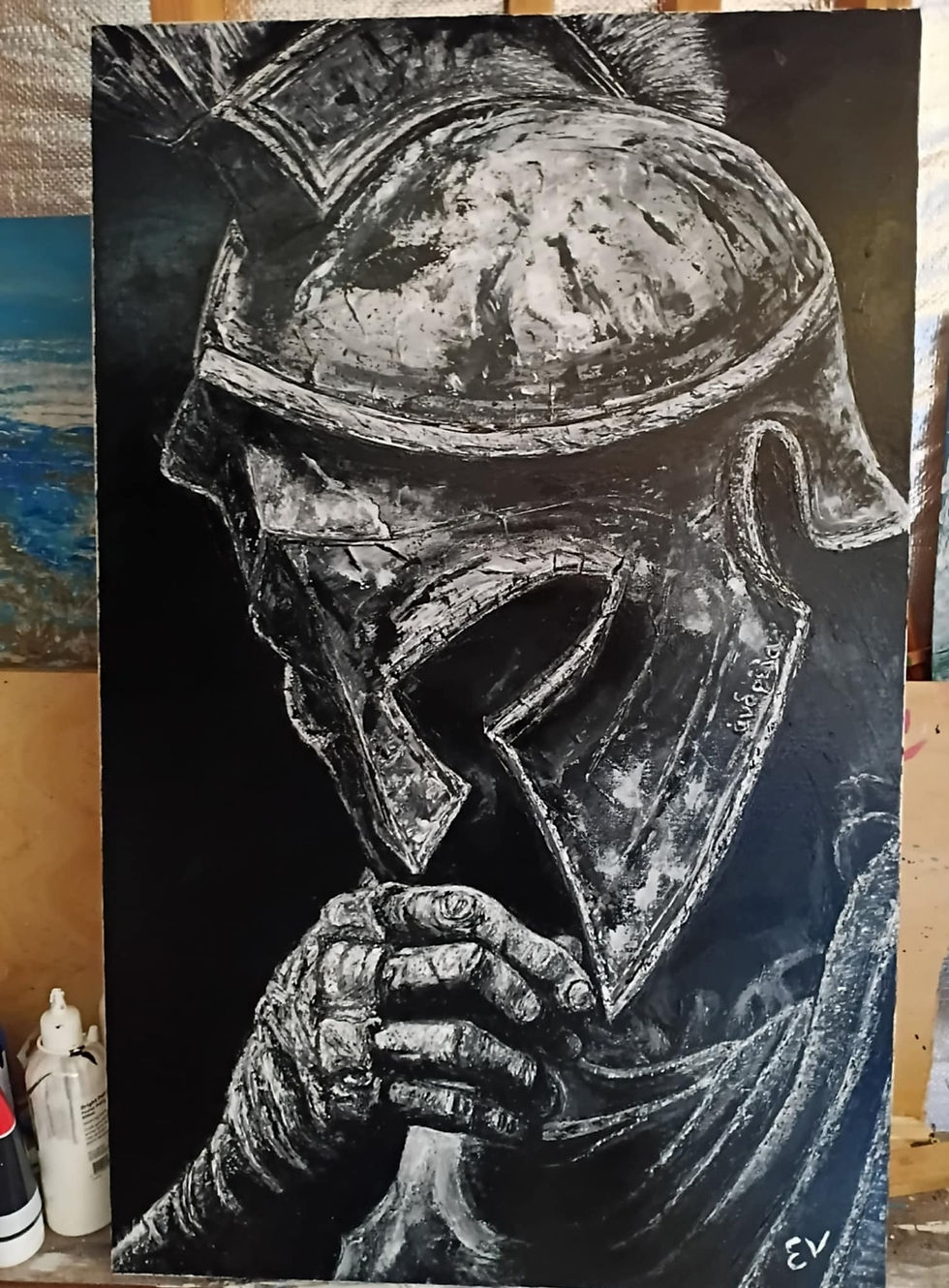 Thumbnail: "Deep in Thought" Spartan Hoplite