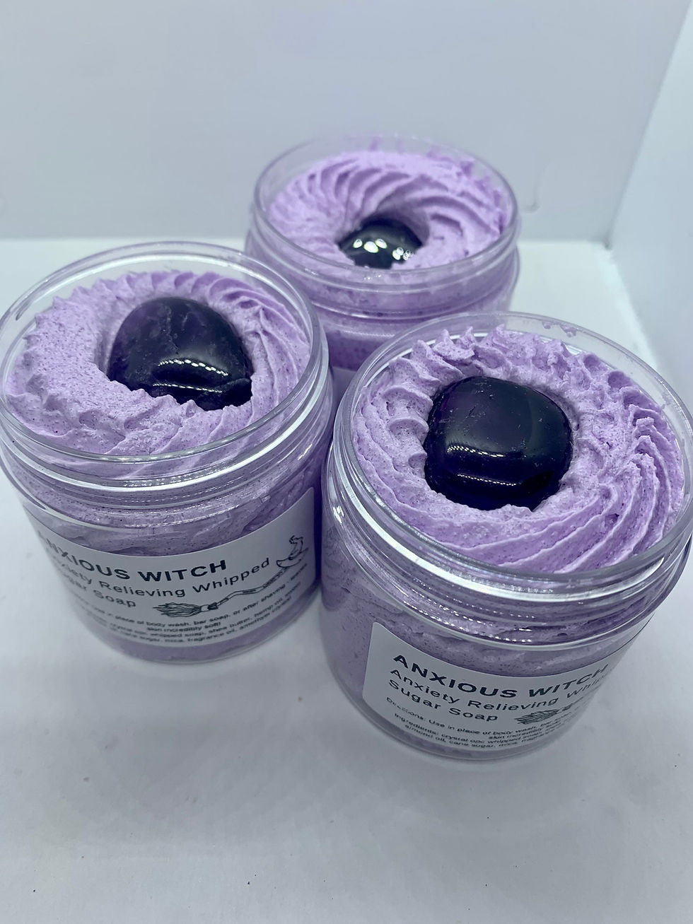 Thumbnail: ANXIOUS WITCH Whipped Sugar Soap - Anxiety Relieving Soap, Sugar Scrub