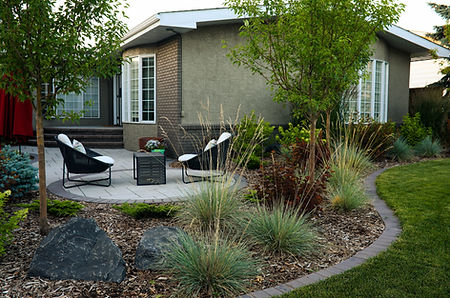 Installed landscaping in Calgary