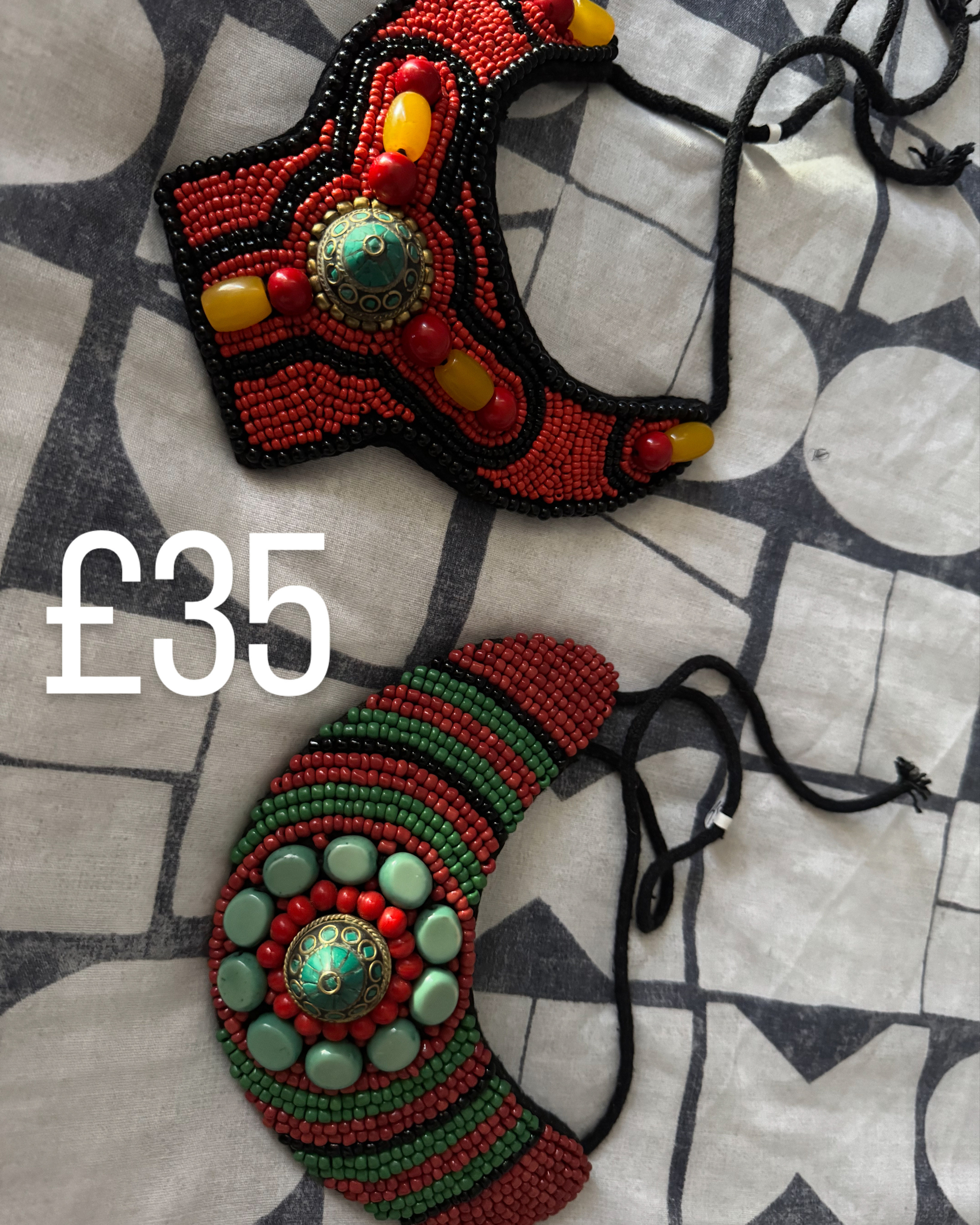 Colourful Traditional necklaces 