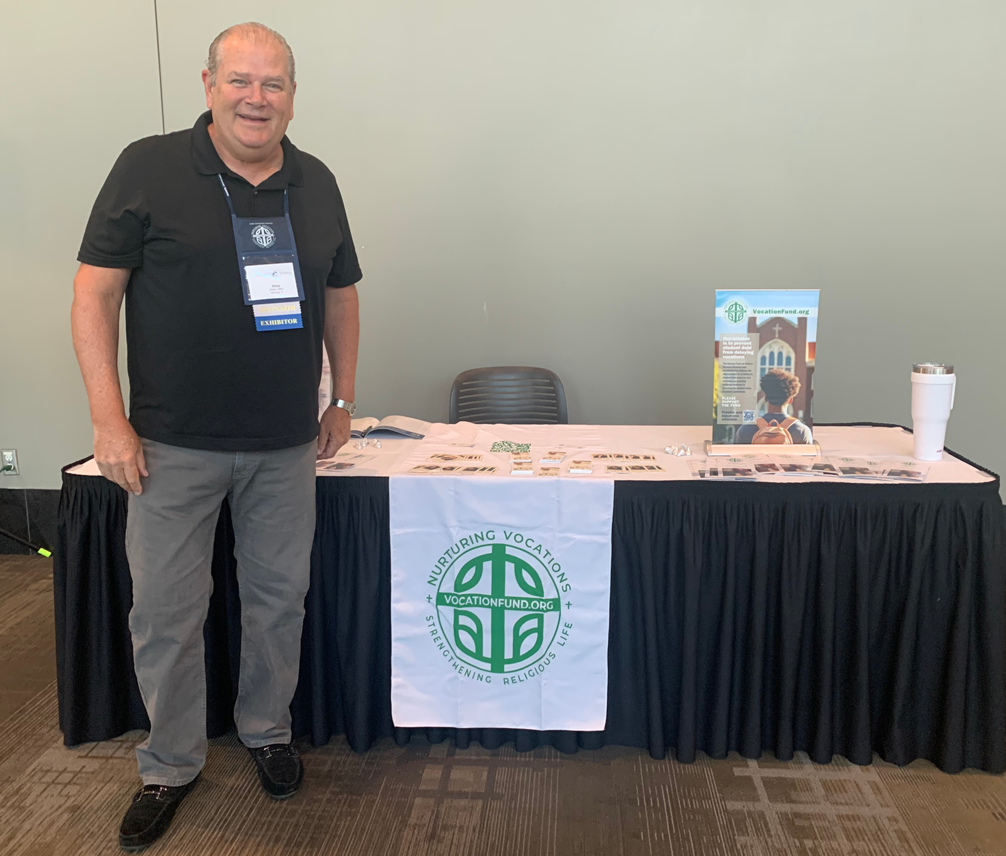 Vocation Fund Exhibitor's Booth at the 2026 NCCW Convention.