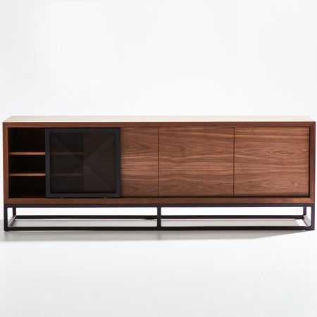 Walnut Media Console
