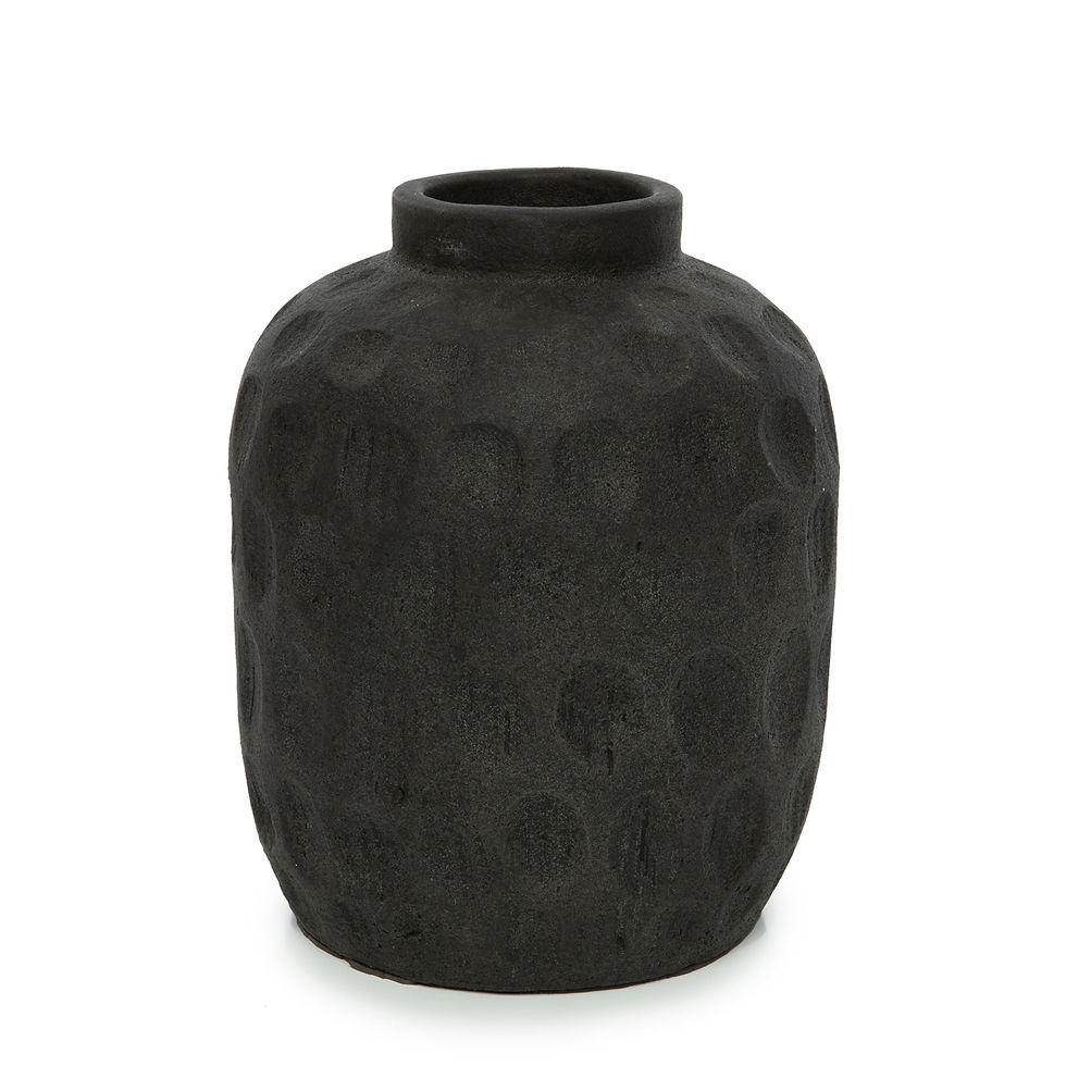 Le vase Trendy - Noir - L
