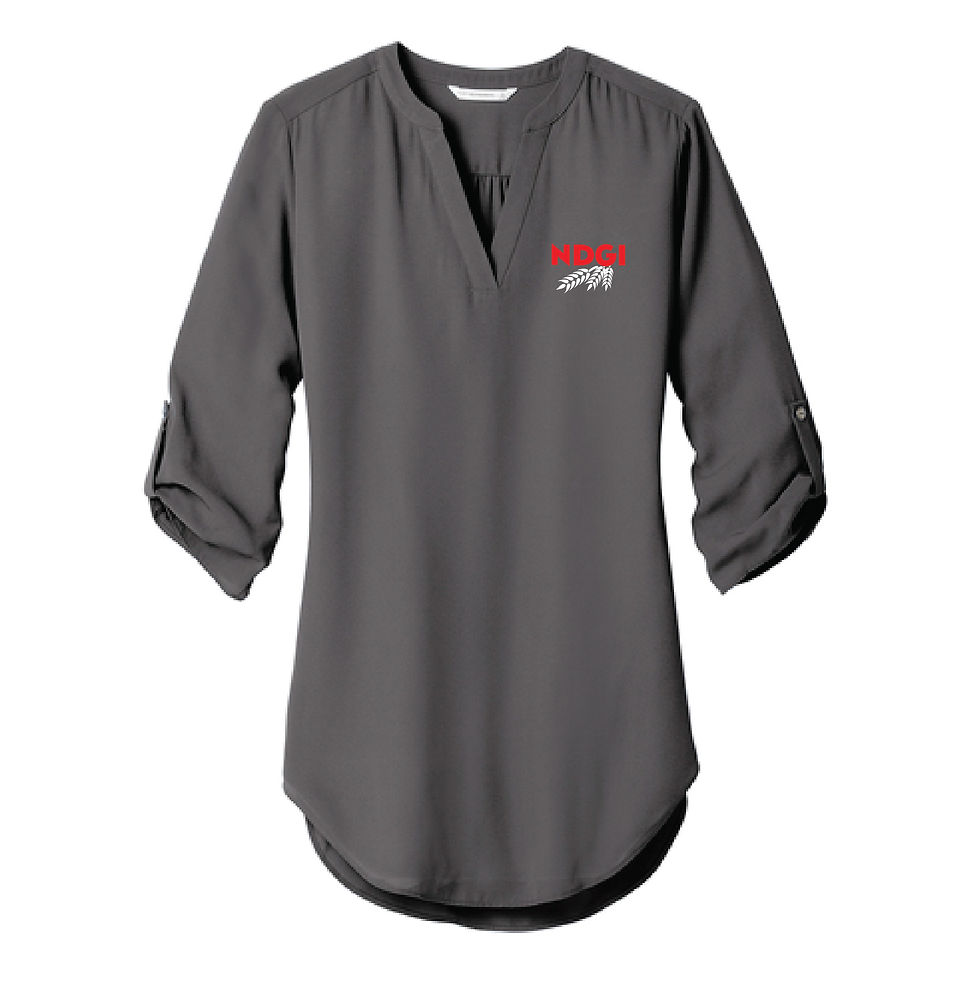 Thumbnail: Port Authority ® Women's 3/4-Sleeve Tunic Blouse