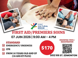 ⛑️First Aid Course (Hybrid) | Sunday, June 7, 2026 – Edmonton ⛑️