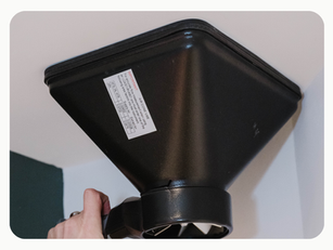 Airflow testing an extractor fan in home