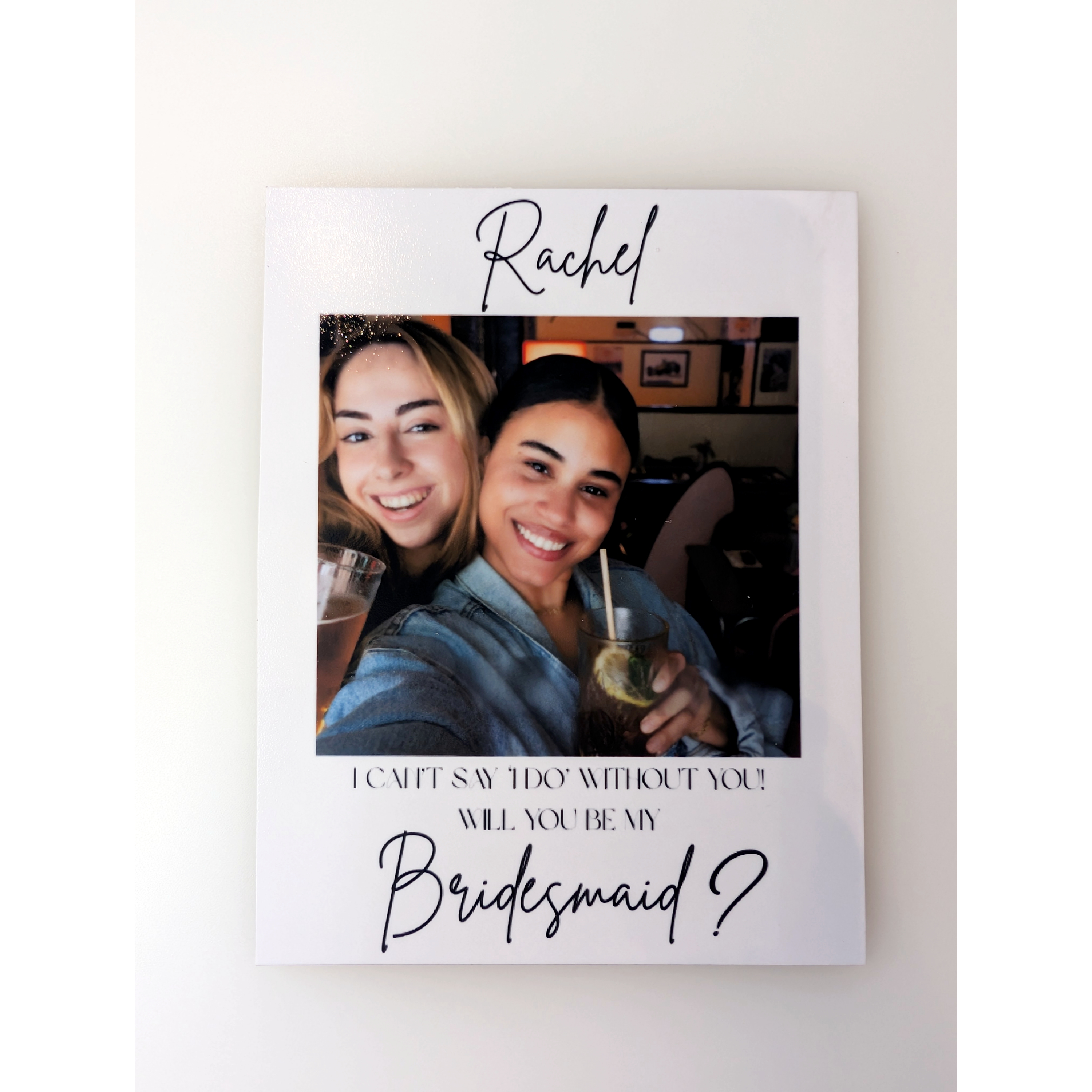 Personalised Bridesmaid Proposal Magnet UK