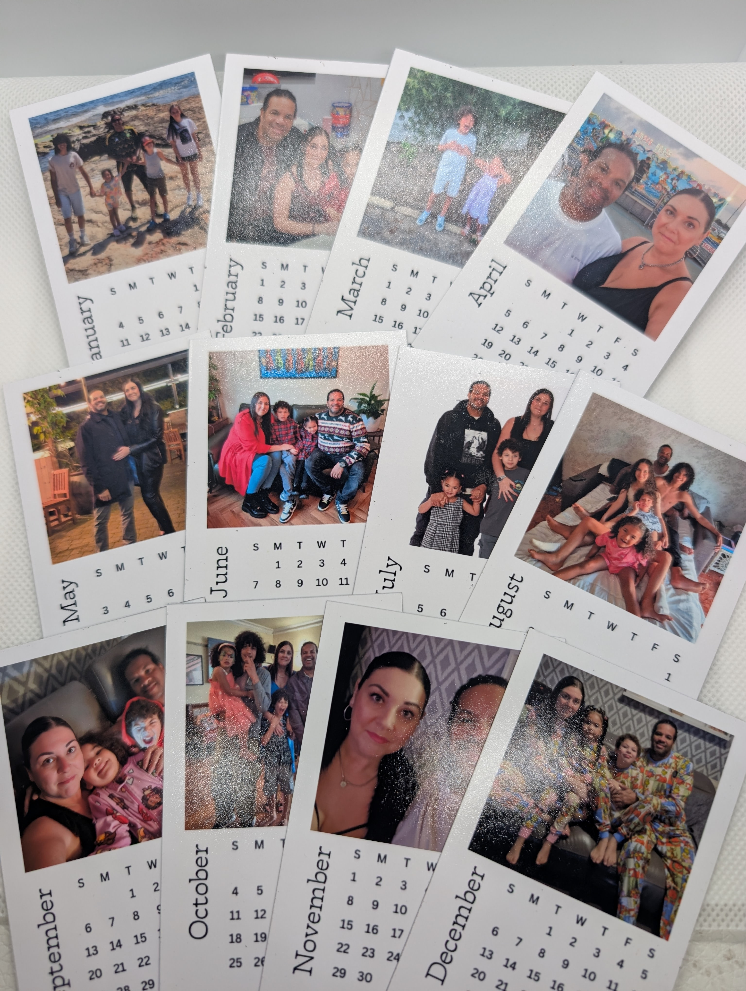 Personalised Photo Calendar Magnet 2027