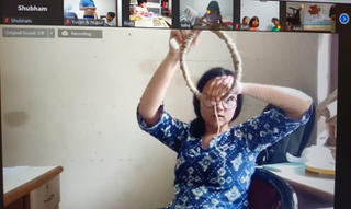 Making a dream catcher