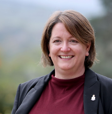 Smiling doctor contented with new career after leaving clinical practice