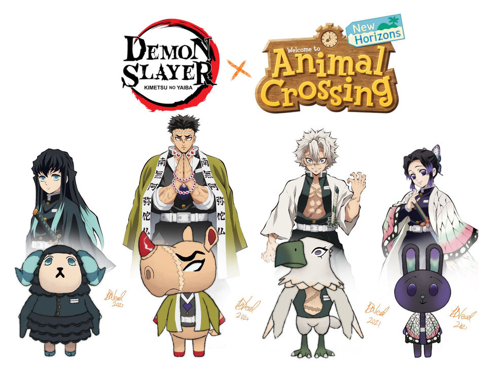 Demon Slayer Hashiras x Animal Crossing 2