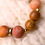 Miniature : Bracelet Aroma - Aventurine Rose & Bois Exotique