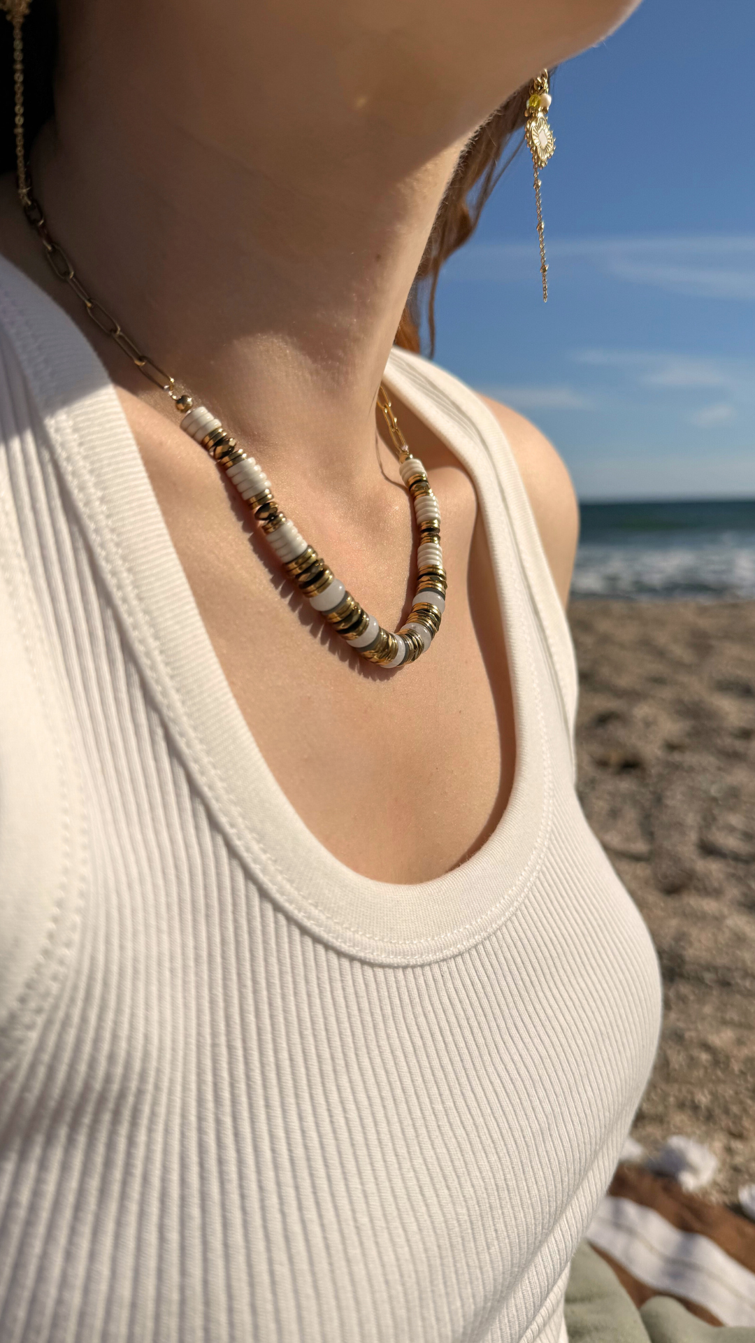 Collier Cycles - Pierre de Lune