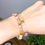 Miniature : Bracelet Aroma - Citrine,Rhodonite & Pierre de soleil