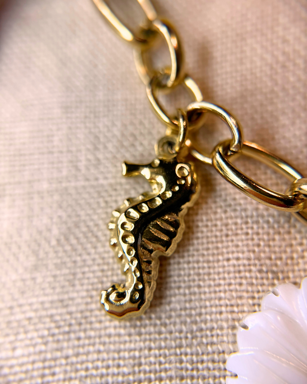 Miniature : Collier Sea, Turtle & Shellfish