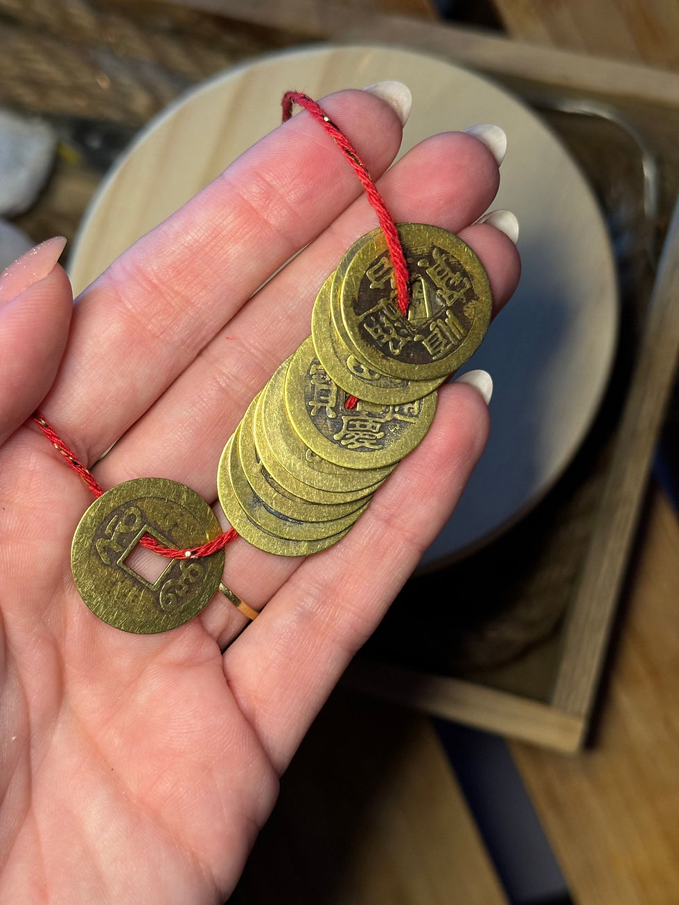 Miniature : Pièces chinoises - Porte-bonheur