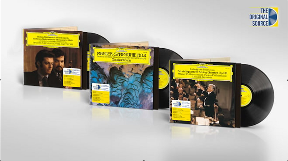 Deutsche Grammophon Original Source Series presents 11th group of recordingds cut directly from 4-track master tapes
