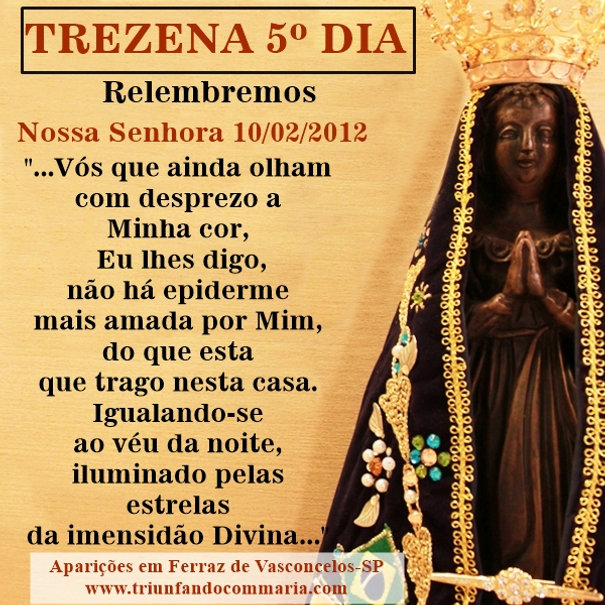 Nossa Senhora Aparecida Em 12 De Missão Mensagem De Paz Facebook