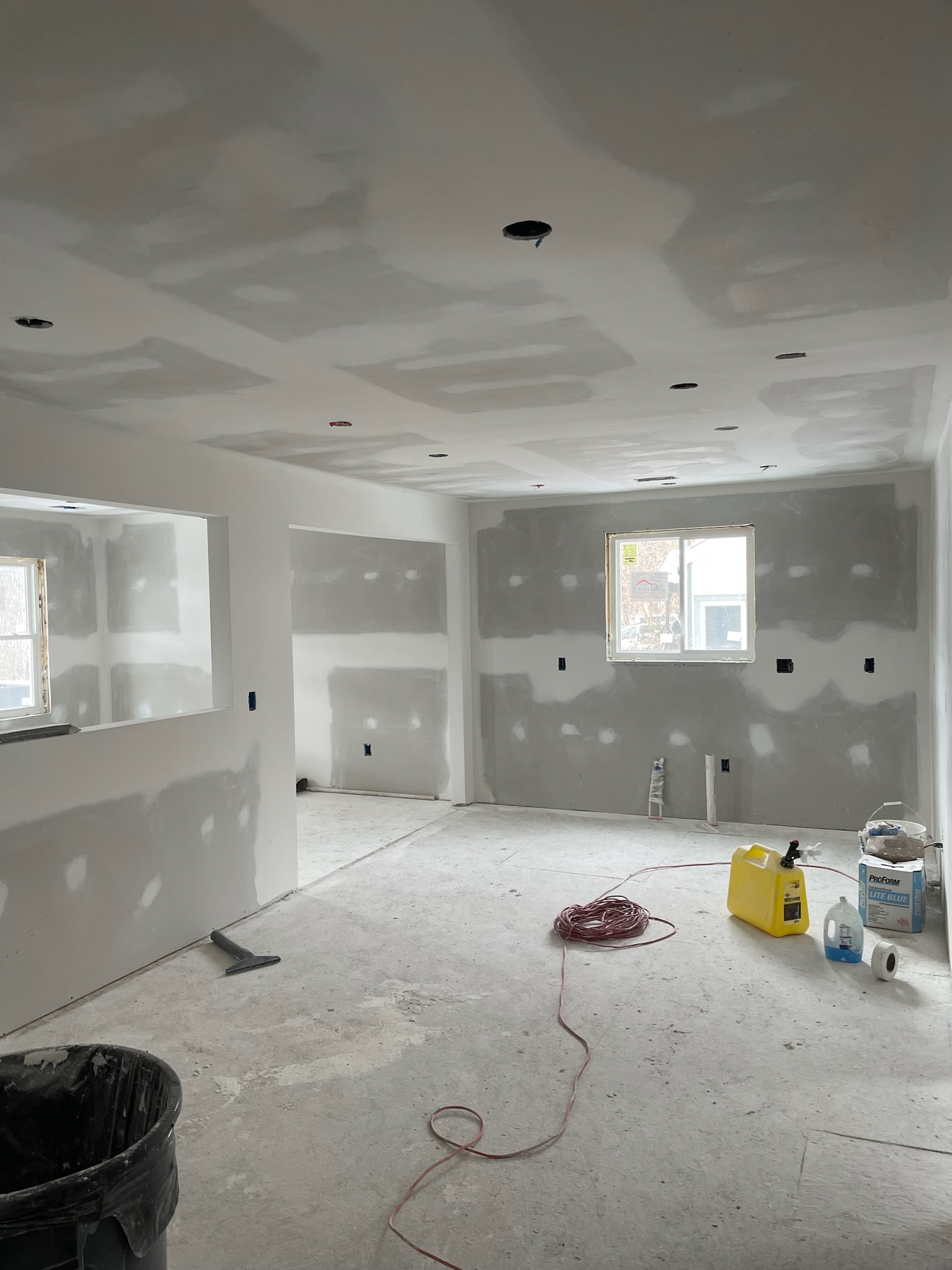 Interior drywall finishing from the AJ Drywall portfolio