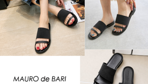 【DESIGN＋美原店】
大人女性必見！新規取り扱いブランド。『MAURO de BARI/マウロ・デ・バーリ』上品なレザーサンダル。