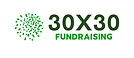 30x30 Fundraising Logo with green fireworks and font.