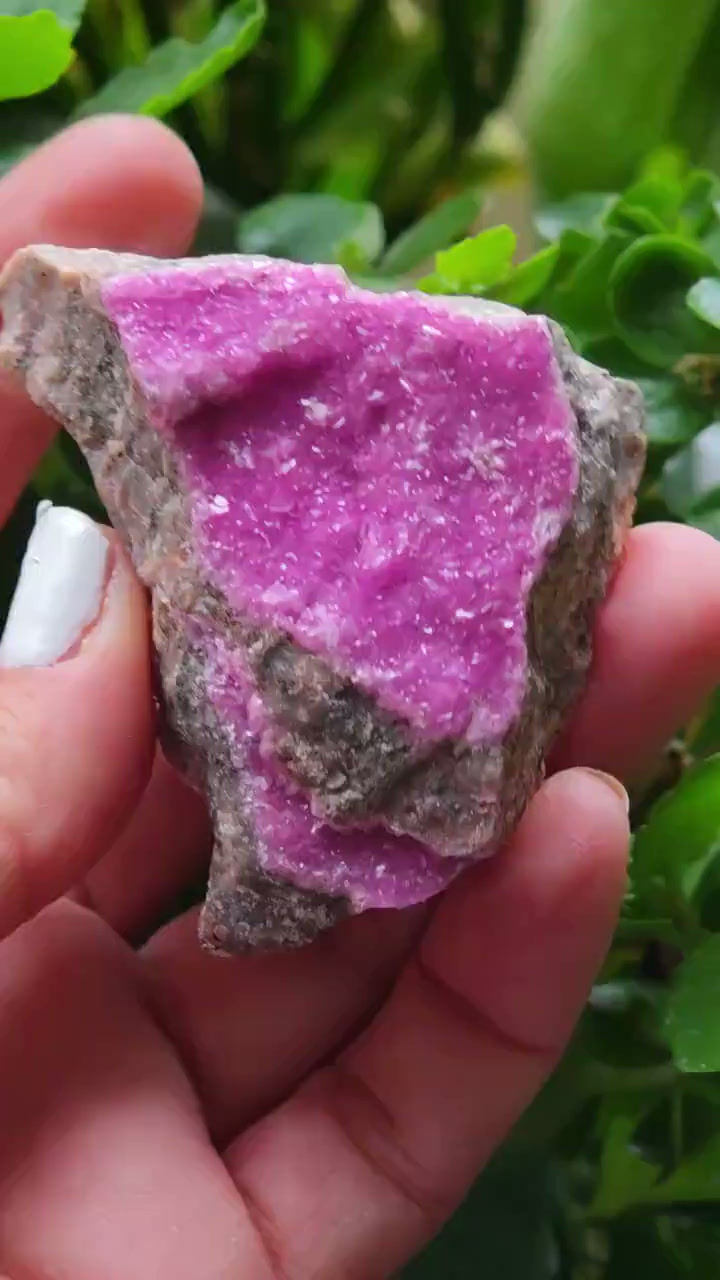 Cobalt Calcite with Malachite ~ Kolwezi, Congo