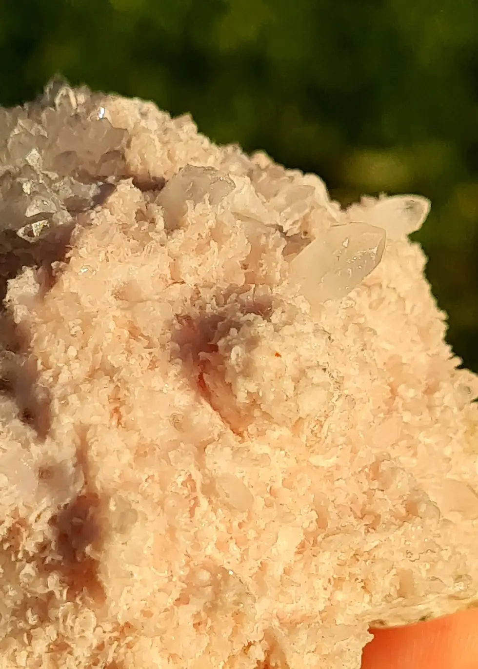 Thumbnail: Rhodochrosite and Quartz ~ Cavnic, Romania.
