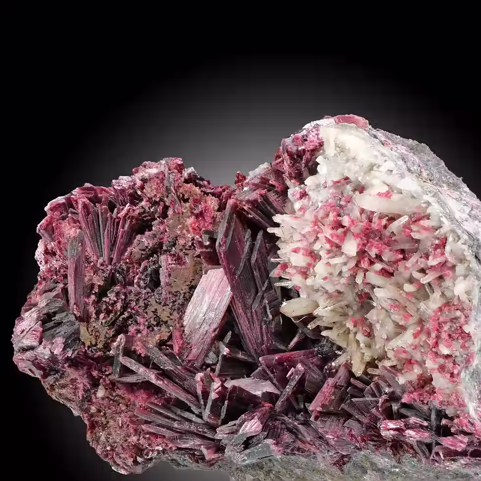 Thumbnail: Erythrite ~ Bou Azzer Mine, Morocco. 