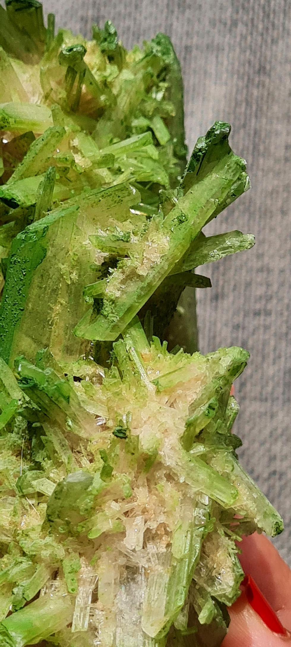 Thumbnail: Green Selenite ~ Lubin mine, Poland