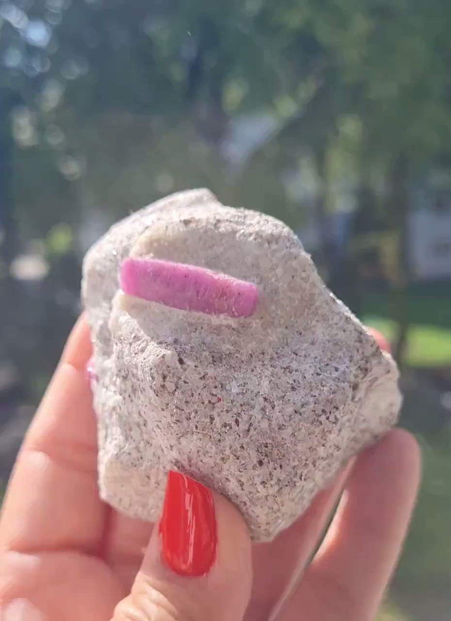 Thumbnail: Ruby (fluorescent) ~ Ketito, Arusha Region, Tanzania