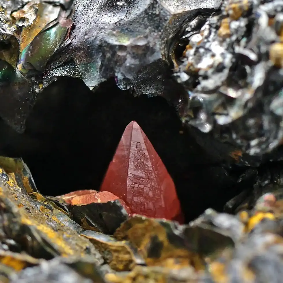 Thumbnail: Rhodochrosite ~ Grube Wolf, Germany