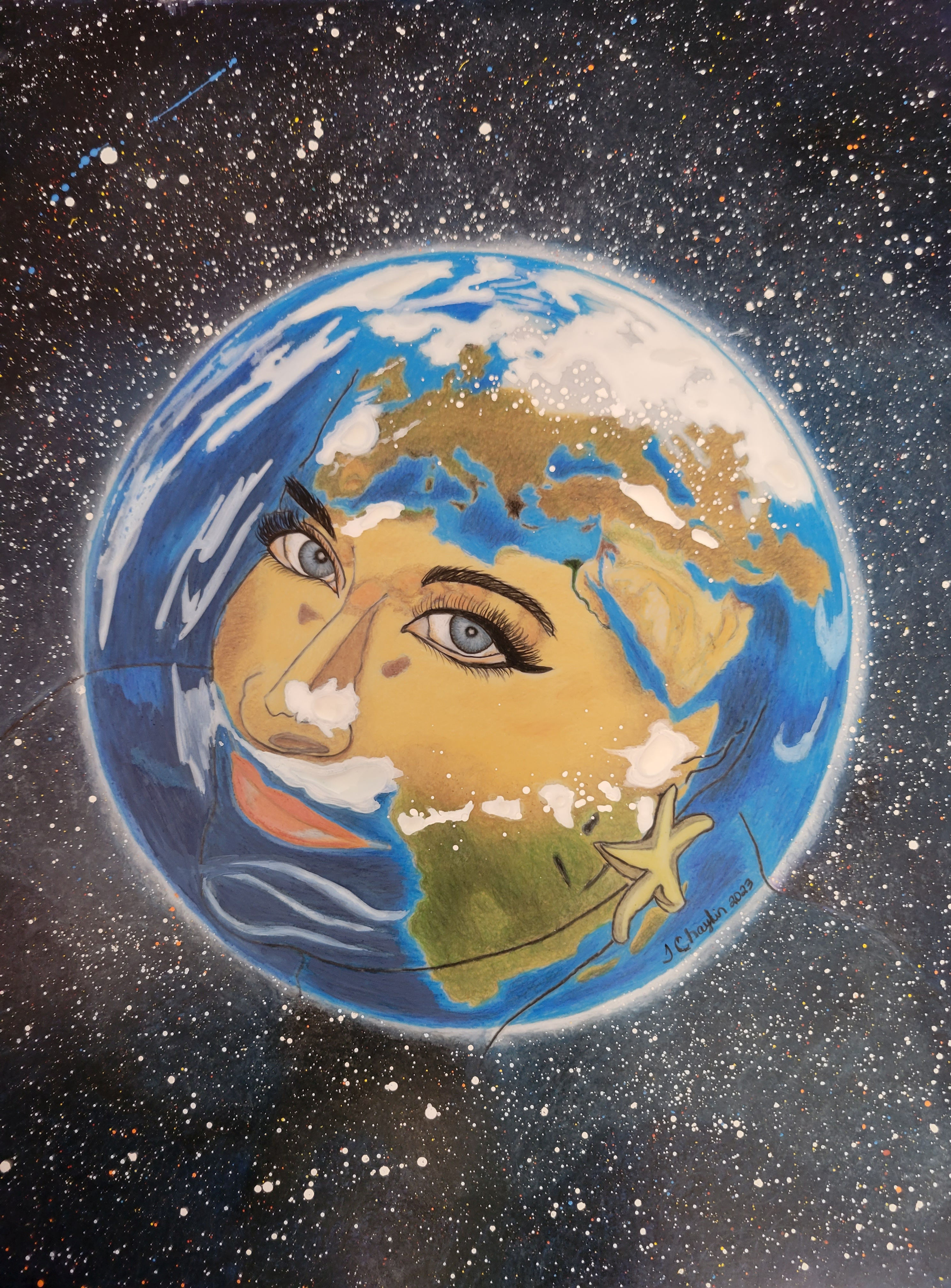 "Connected" original artwork