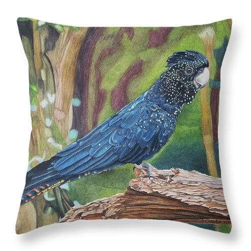 "Mysterie" square throw pillow