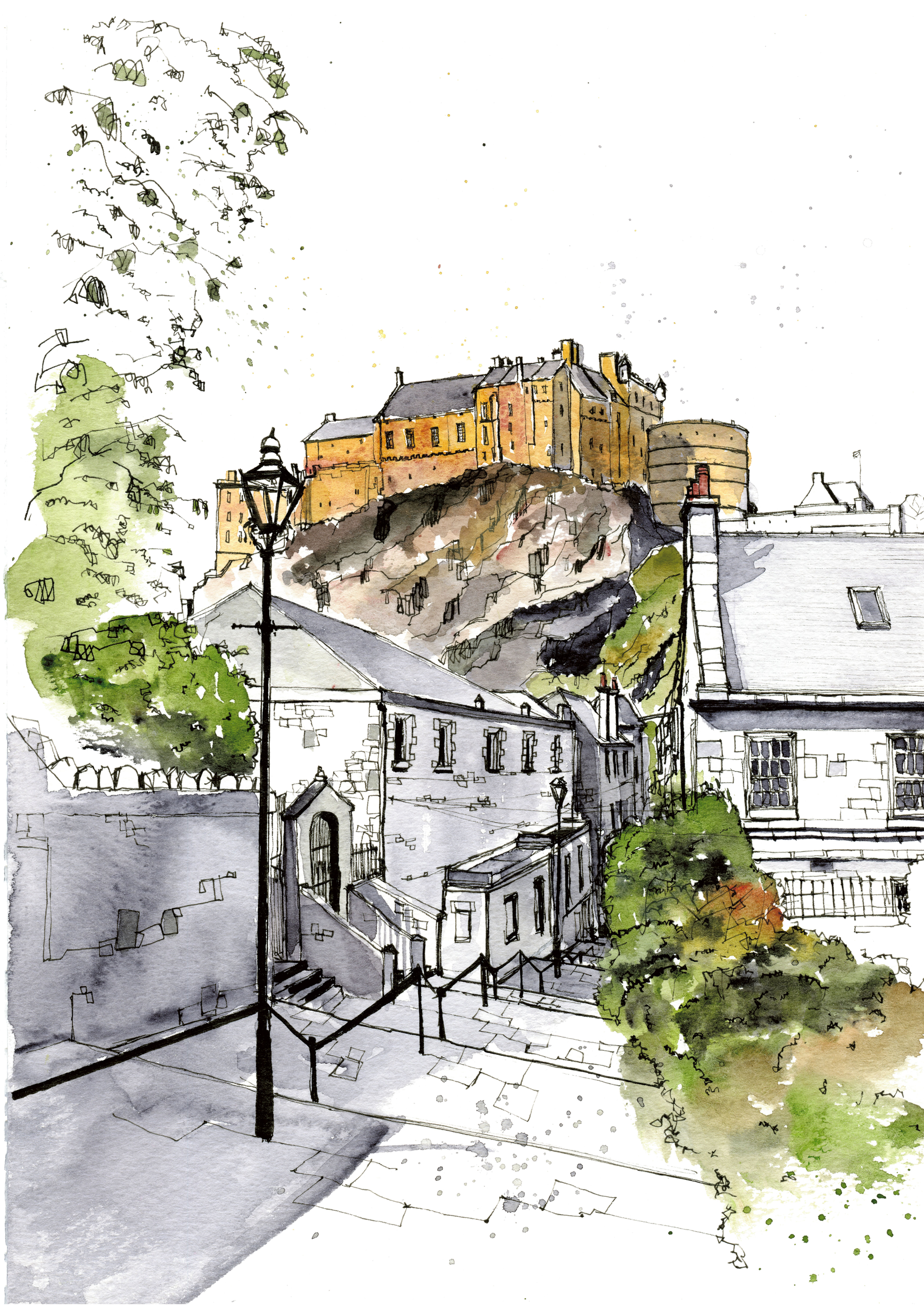 Edinburgh Castle Charity Postcard