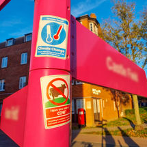 Risograph Social Commentary Signage