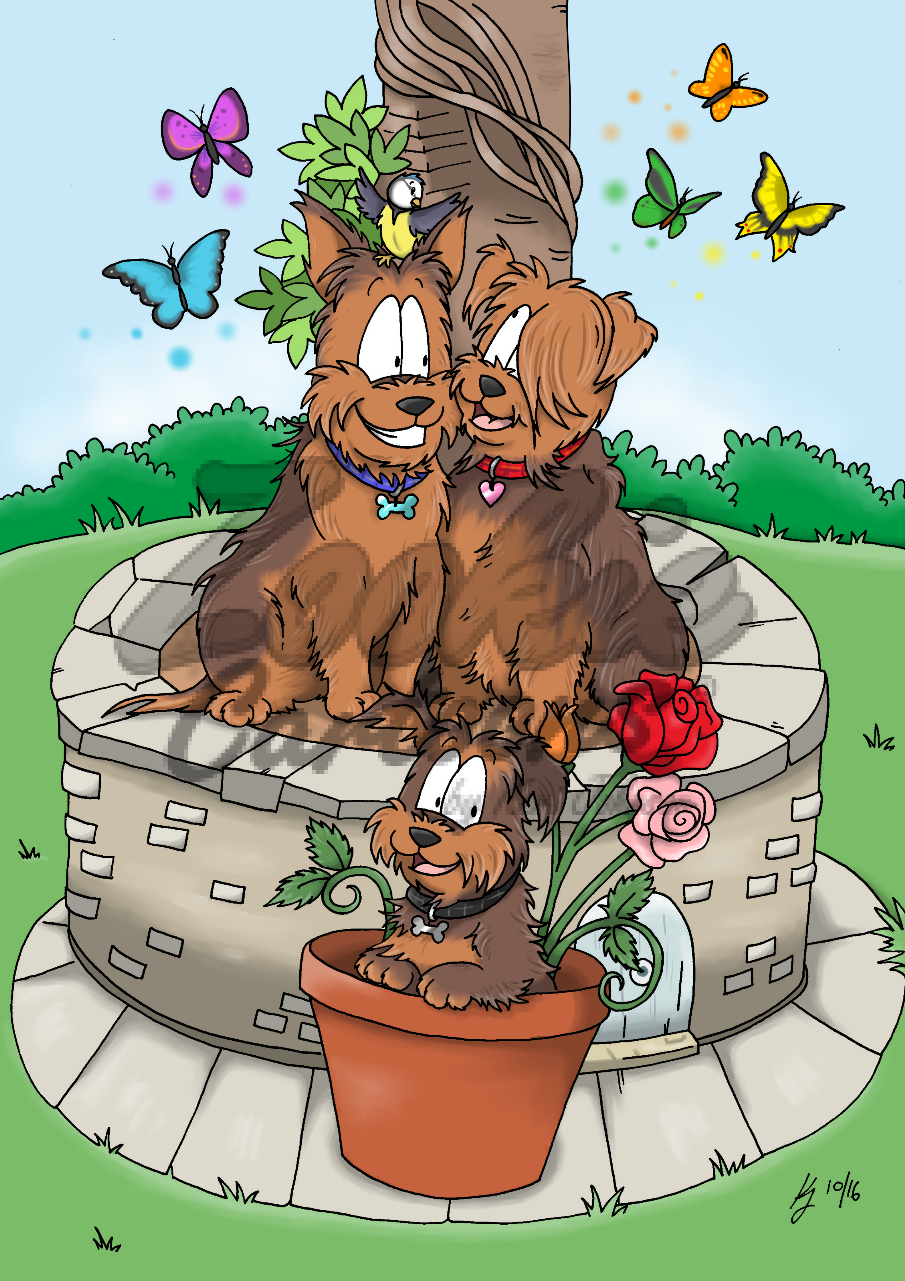 Titch, Poppy and Teddy