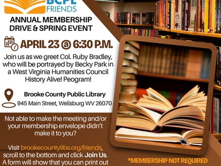 Annual Membership Drive 2026- BCPL Friends