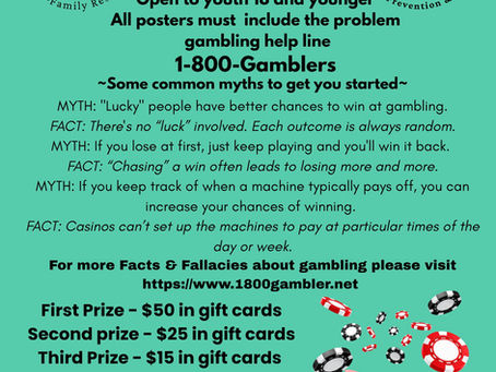 Problem Gambling Awareness Poster Contest