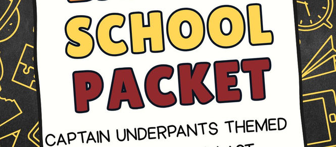 Back to School Packet