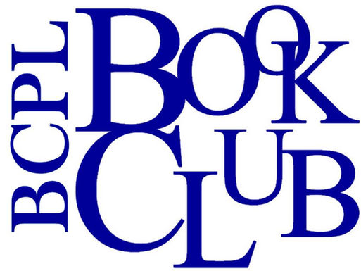 Book Club Logo in stylized blue font