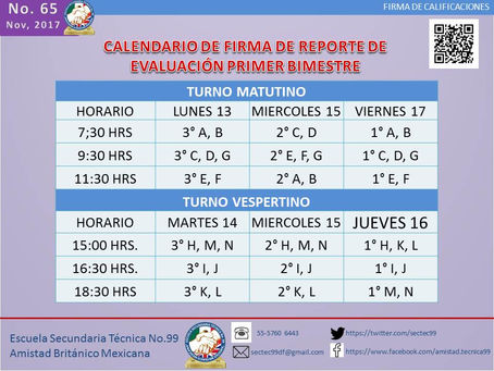AVISO 65