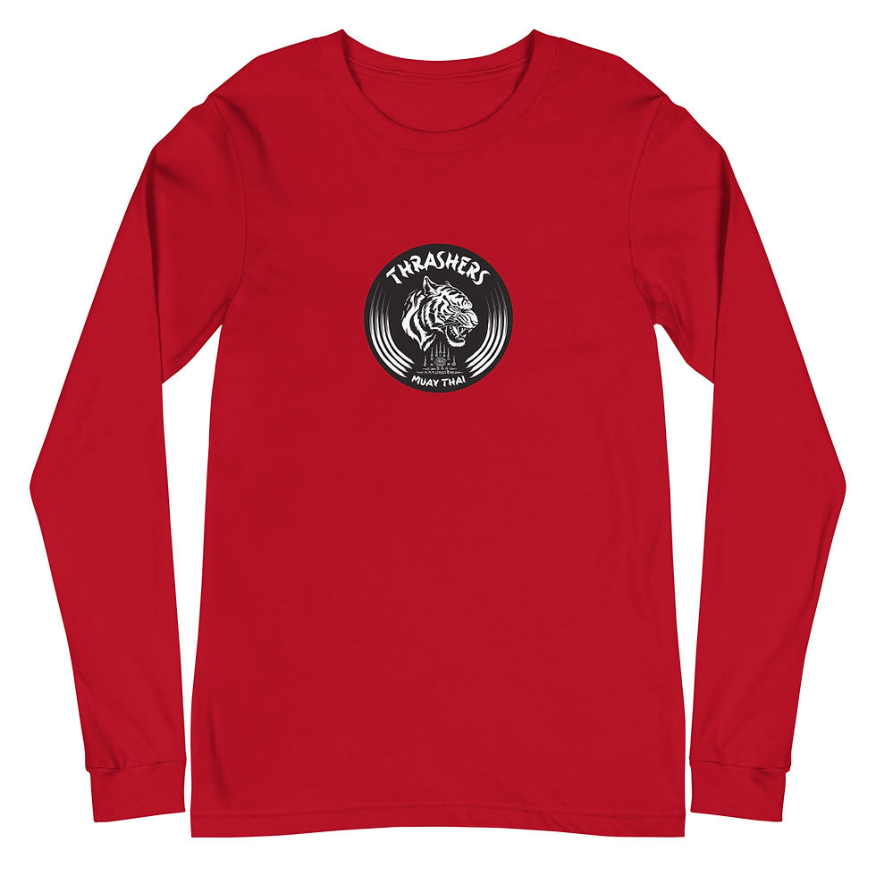 Thumbnail: Thrashers Black logo Unisex Long Sleeve Tee