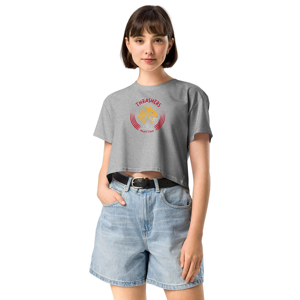 Thumbnail: Thrashers Red Logo Women’s crop top