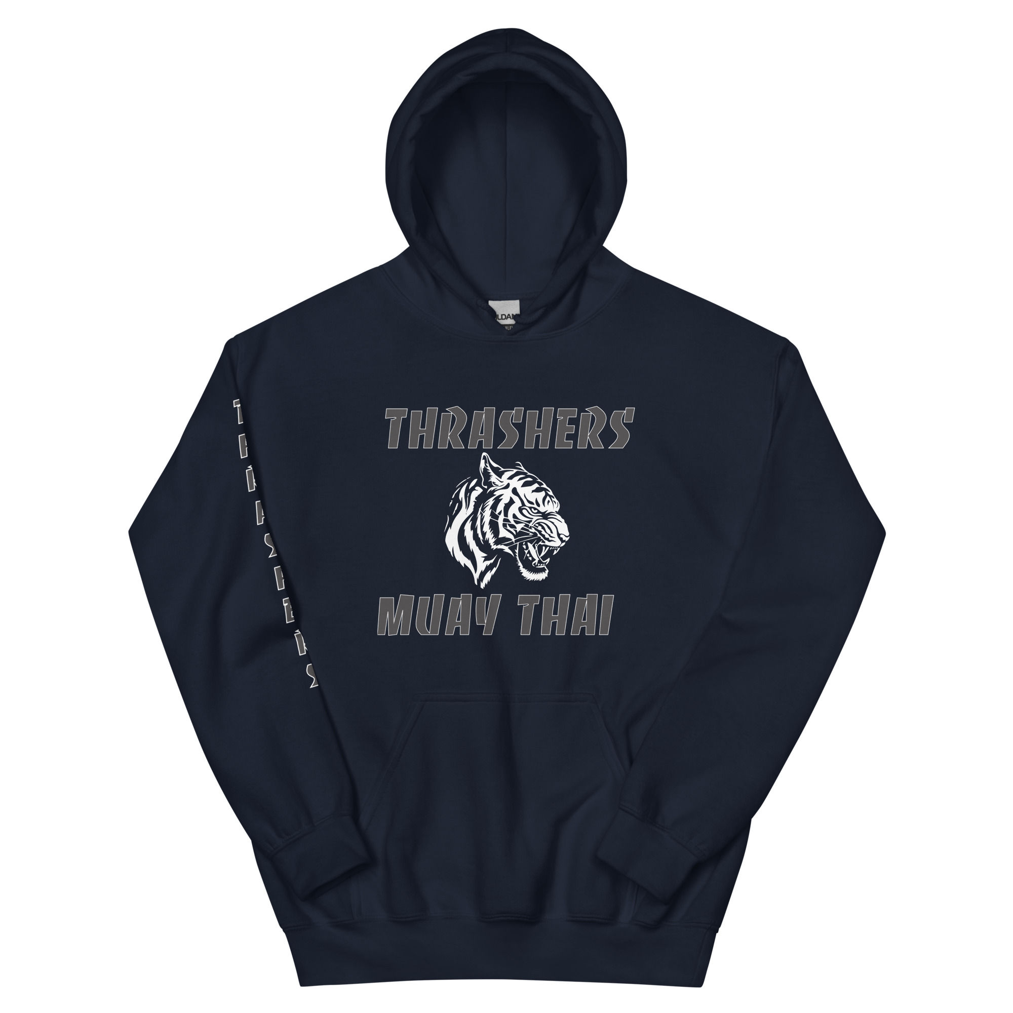 Thrasher Sleeve & Front Print Unisex Hoodie