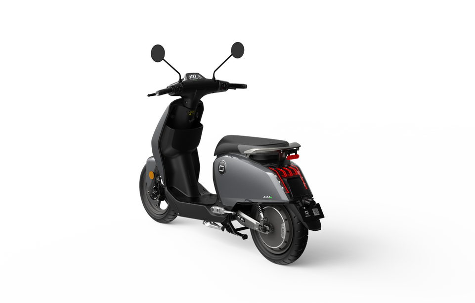 Scooter électrique SUPER SOCO - CUX Pro (Gris) - 3.4 arrière