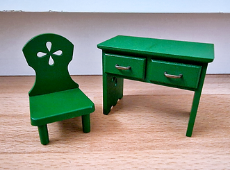 Green Table & Chair Set